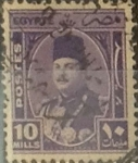 Stamps Egypt -  Intercambio 0,20 usd 10 miles. 1944