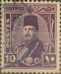 Stamps Egypt -  Intercambio 0,20 usd 10 miles. 1944