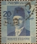 Stamps Egypt -  Intercambio 0,35 usd 20 miles. 1937