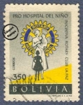 Sellos del Mundo : America : Bolivia : Construcción de un hospital de niños por iniciativa del Rotary de La Paz