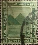 Sellos del Mundo : Africa : Egipto : Intercambio 4,00 usd 4 miles. 1922
