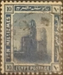 Stamps : Africa : Egypt :  Intercambio 0,20 usd 10 miles. 1921