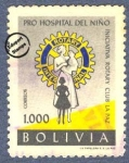 Sellos del Mundo : America : Bolivia : Construcción de un hospital de niños por iniciativa del Rotary de La Paz