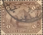Stamps Africa - Egypt -  Intercambio 0,20 usd 1 miles. 1888