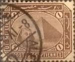 Stamps Egypt -  Intercambio 0,20 usd 1 miles. 1888