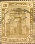 Stamps : Africa : Egypt :  Intercambio 0,40 usd 20 miles. 1921