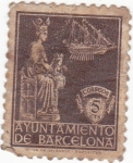 Sellos de Europa - Espaa -  ayuntamiento de Barcelona (19)