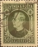 Stamps Slovakia -  Intercambio ma4xs 0,65 usd 50 h. 1939