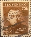 Stamps Slovakia -  Intercambio 0,20 usd  70 h. 1942