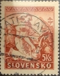 Sellos de Europa - Eslovaquia -  Intercambio 0,50 usd 5 k. 1939