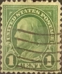 Stamps United States -  Intercambio 0,20 usd 1 cents. 1927