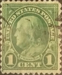 Sellos de America - Estados Unidos -  Intercambio 0,20 usd 1 cents. 1927