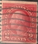 Stamps United States -  Intercambio 0,20 usd 2 cents. 1923
