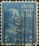 Sellos de America - Estados Unidos -  Intercambio 0,20 usd 5 cents. 1938