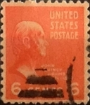 Sellos de America - Estados Unidos -  Intercambio 0,20 usd 6 cents. 1938