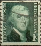 Sellos de America - Estados Unidos -  Intercambio 0,20 usd 1 cents. 1968