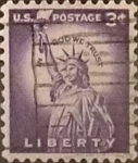 Stamps United States -  Intercambio 0,20 usd 3 cents. 1954