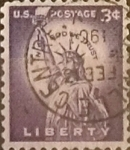 Stamps United States -  Intercambio 0,20 usd 3 cents. 1954