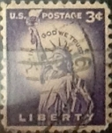 Stamps : America : United_States :  Intercambio 0,20 usd 3 cents. 1954