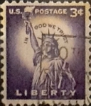 Stamps United States -  Intercambio 0,20 usd 3 cents. 1954