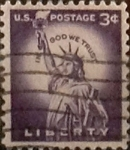 Sellos de America - Estados Unidos -  Intercambio 0,20 usd 3 cents. 1954