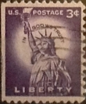 Stamps United States -  Intercambio 0,20 usd 3 cents. 1954