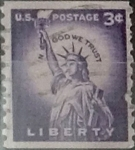 Stamps United States -  Intercambio 0,20 usd 3 cents. 1954