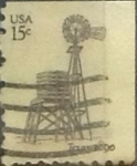 Stamps United States -  Intercambio 0,20 usd 15 cents. 1980