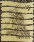 Stamps United States -  Intercambio 0,20 usd 15 cents. 1980