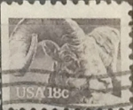 Stamps United States -  Intercambio 0,20 usd 18 cents. 1981