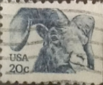 Stamps United States -  Intercambio 0,20 usd 20 cents. 1982