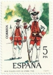 Stamps Spain -  UNIFORMES MILITARES. Nº19 FUSILERO REGIMIENTO VITORIA 1766. EDIFIL 2239