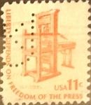 Stamps United States -  Intercambio 0,20 usd 11 cents. 1975