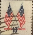 Stamps United States -  Intercambio 0,20 usd 10 cents. 1973