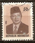 Stamps : Asia : Indonesia :  Presidente Sukarno.