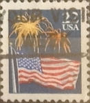 Stamps United States -  Intercambio 0,20 usd 22 cents. 1987