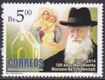 Stamps Bolivia -  Centenario de Mariano de Schoenstatt