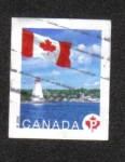 Stamps Canada -  Bandera