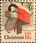 Stamps United States -  Intercambio cxrf2 0,20 usd 13 cents. 1977