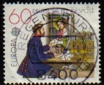 Stamps : Europe : Germany :  ALEMANIA 1979 Scott 1292 Sello Europa CEPT Comunicaciones Ventana Oficina Postal Usado Michel1012