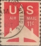 Sellos de America - Estados Unidos -  Intercambio 0,20 usd 11 cents. 1971