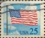 Stamps United States -  Intercambio cxrf2 0,20 usd 25 cents. 1988
