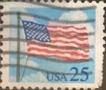 Stamps United States -  Intercambio 0,20 usd 25 cents. 1988