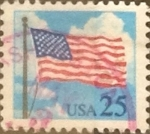 Stamps United States -  Intercambio 0,20 usd 25 cents. 1988