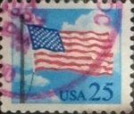 Stamps United States -  Intercambio 0,20 usd 25 cents. 1988