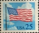 Stamps United States -  Intercambio 0,20 usd 25 cents. 1988