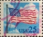 Stamps United States -  Intercambio 0,20 usd 25 cents. 1988