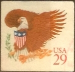Stamps United States -  Intercambio 0,25 usd 29 cents. 1992