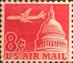 Sellos de America - Estados Unidos -  Intercambio 0,20 usd 8 cents. 1962