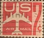 Sellos de America - Estados Unidos -  Intercambio 0,20 usd 7 cents. 1960